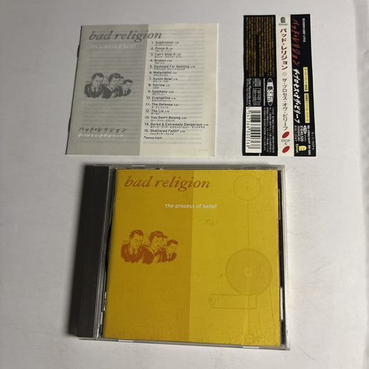 Bad Religion – The Process Of Belief (CD, 2002) Japan obi EICP 6