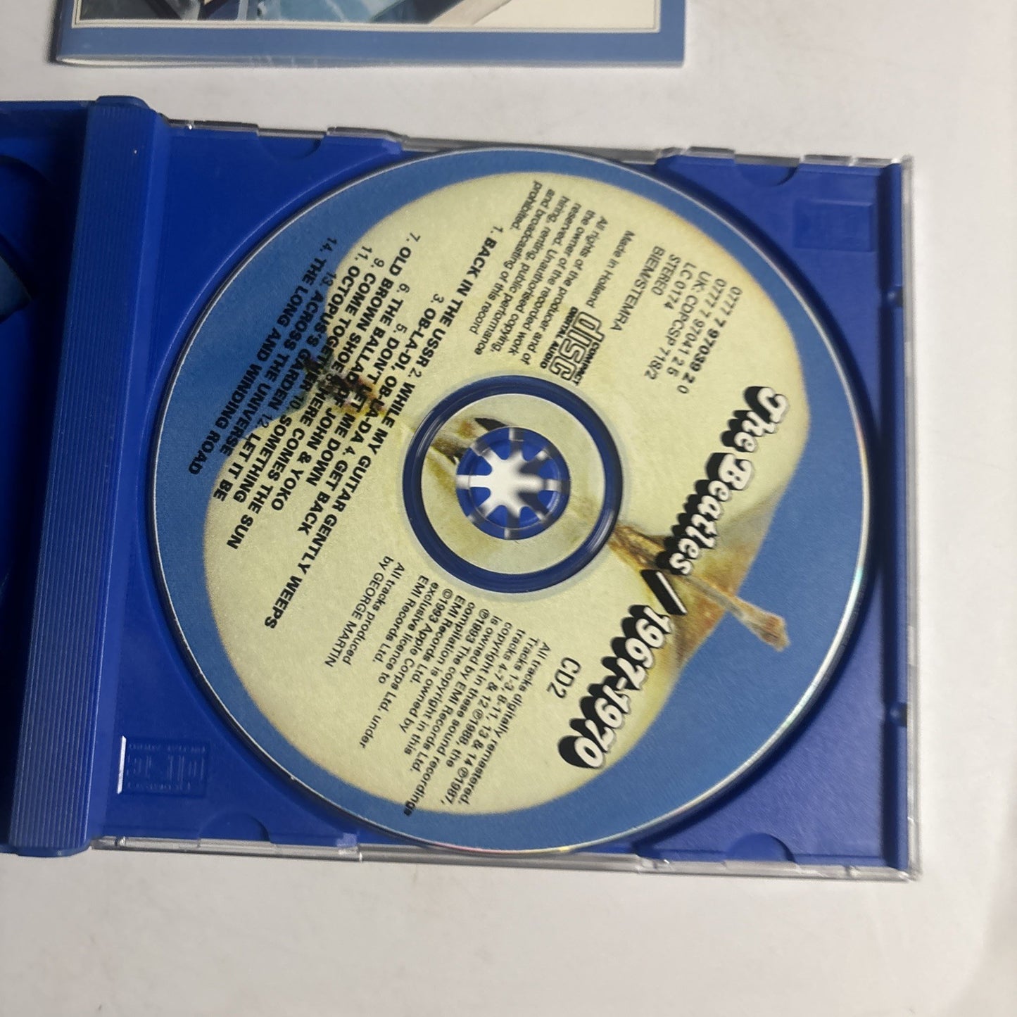 The Beatles – 1967-1970 (CD, 1993, 2-Disc) Europe 0777 7 97039 2 0
