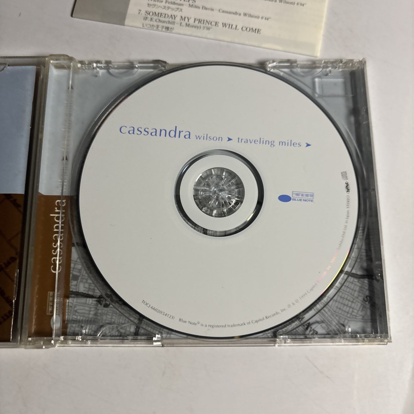 Cassandra Wilson – Traveling Miles (CD, 1999) Japan TOCJ-66020