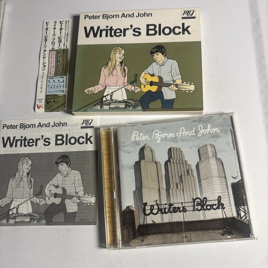 Peter Bjorn And John – Writer's Block (CD, 2006) Japan Bonus Track Obi V2CP 312