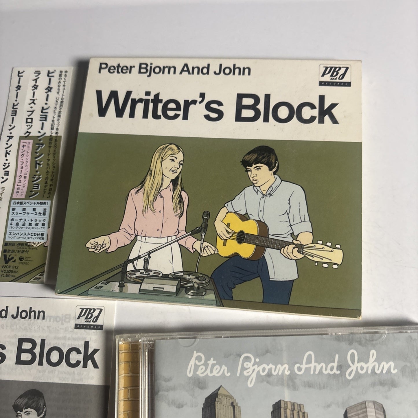 Peter Bjorn And John – Writer's Block (CD, 2006) Japan Bonus Track Obi V2CP 312