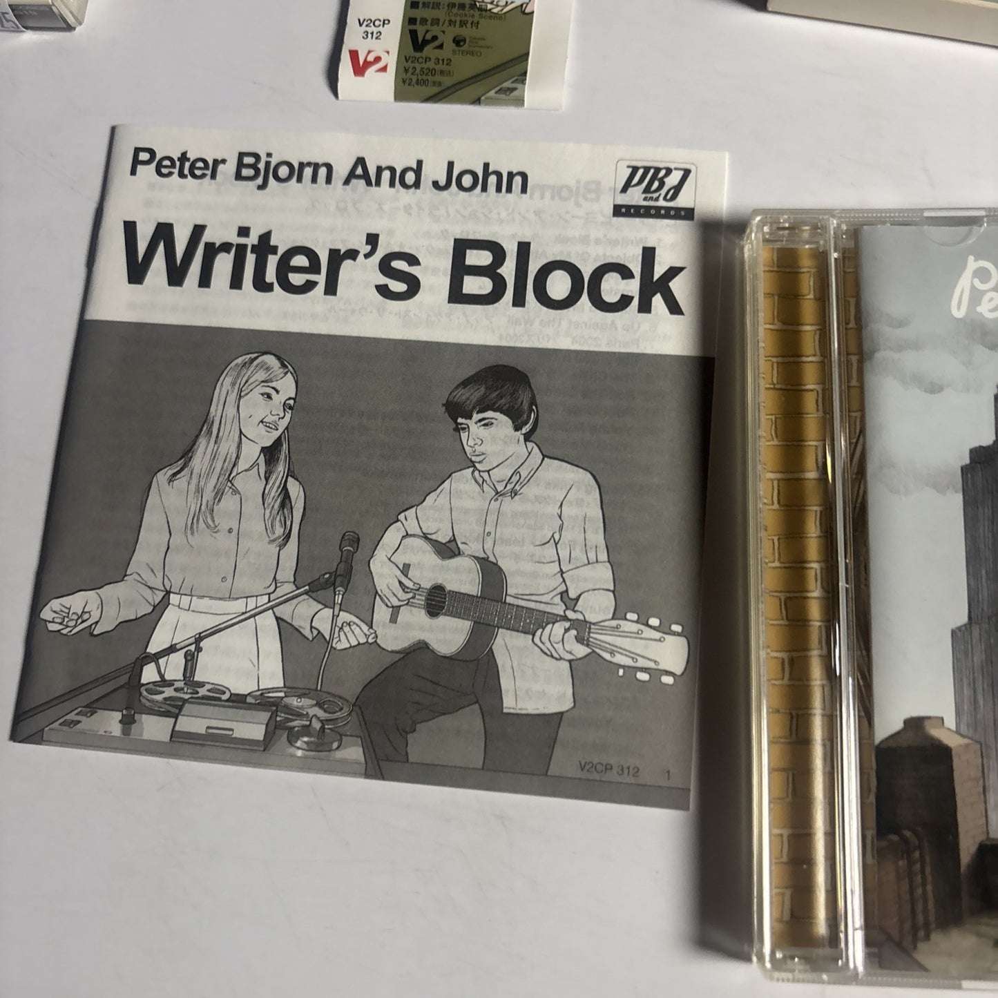 Peter Bjorn And John – Writer's Block (CD, 2006) Japan Bonus Track Obi V2CP 312