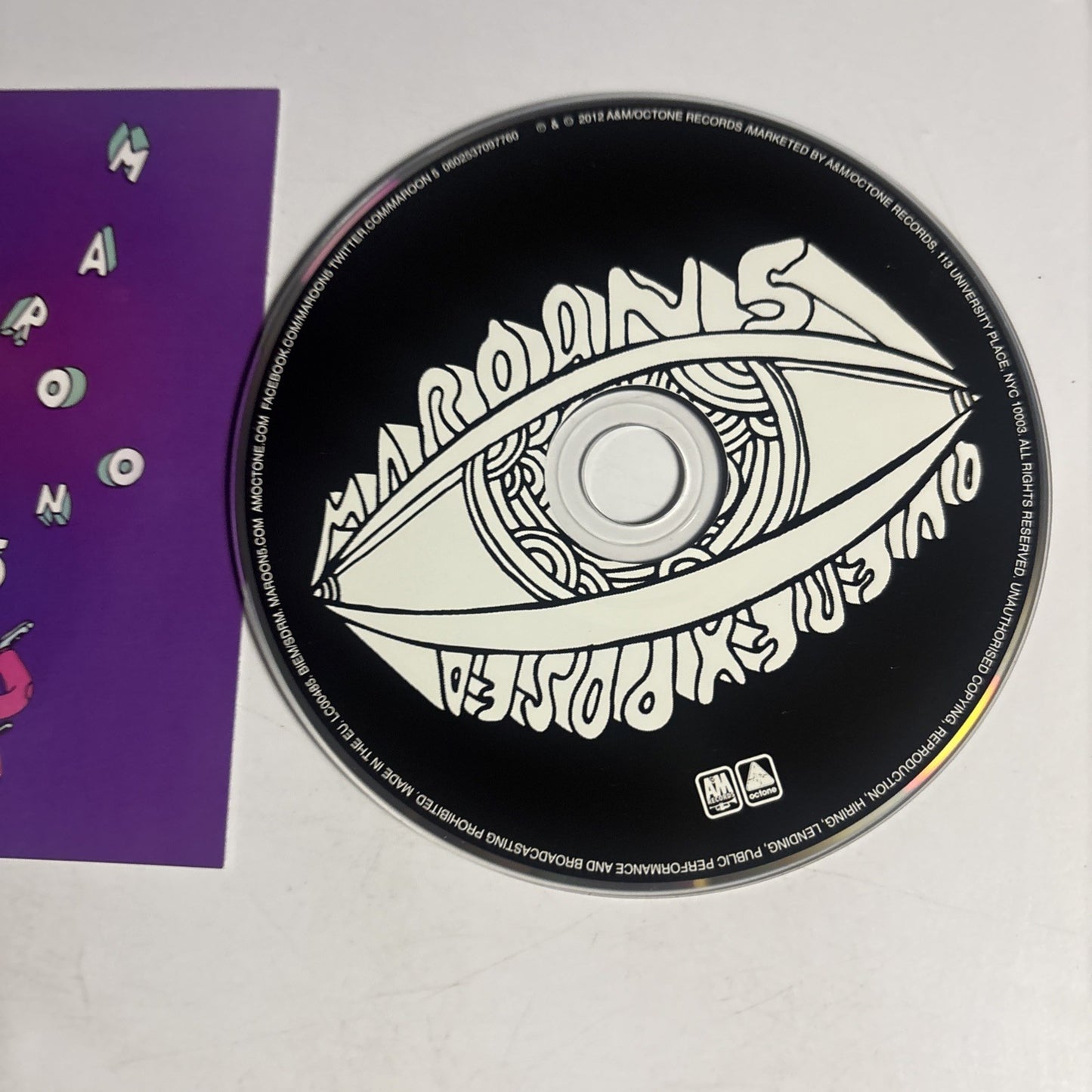 Maroon 5 – Overexposed (CD, 2012) Europe Digipak 0602537097760