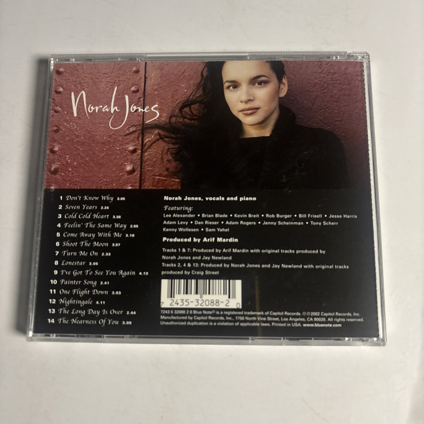 Norah Jones – Come Away With Me (CD, 2002) US 7243 5 32088 2 0