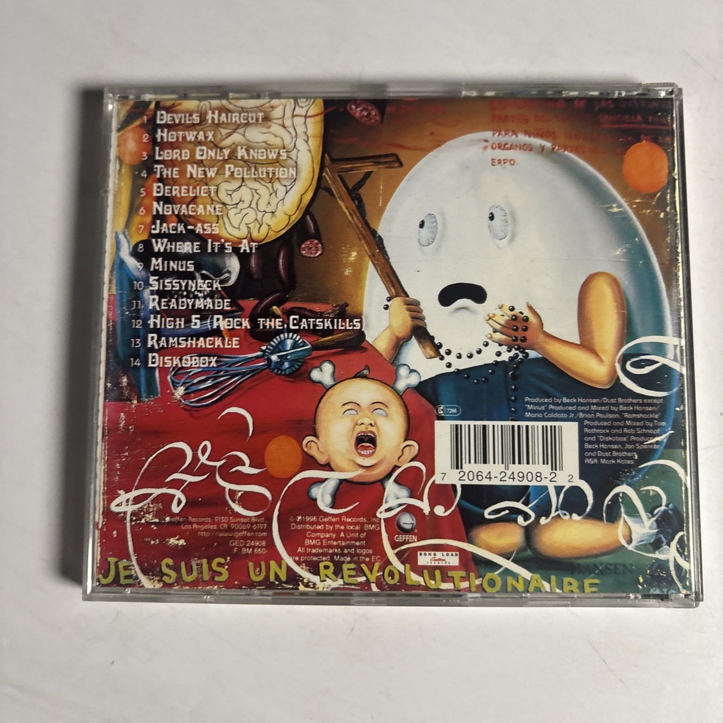 Beck – Odelay (CD, 1996)  Europe GED 24908