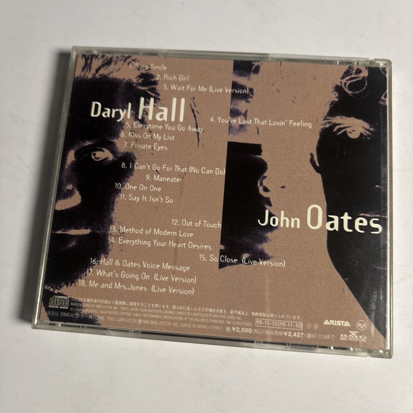 Daryl Hall & John Oates – The Best Of Times - Greatest Hits (CD 1995) Japan
