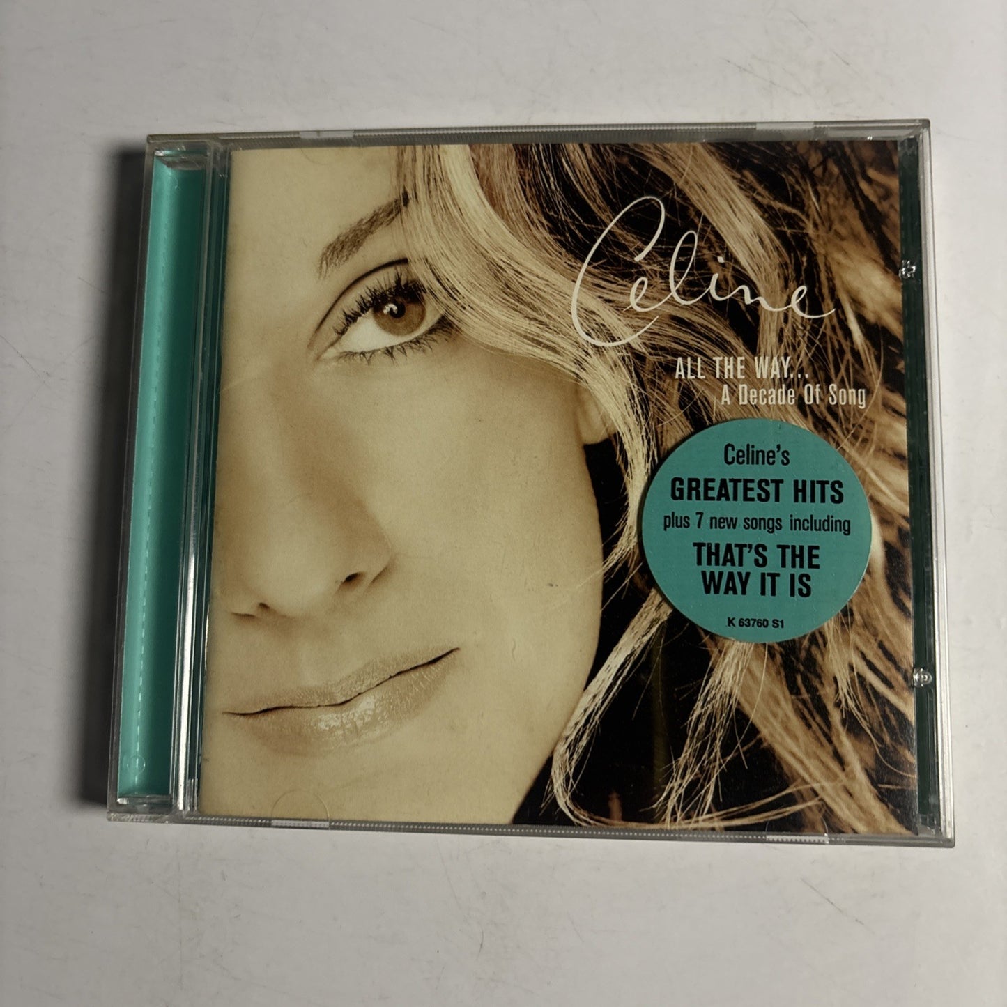 Céline Dion – All The Way... A Decade Of Song (CD, 1999) US BK 63760
