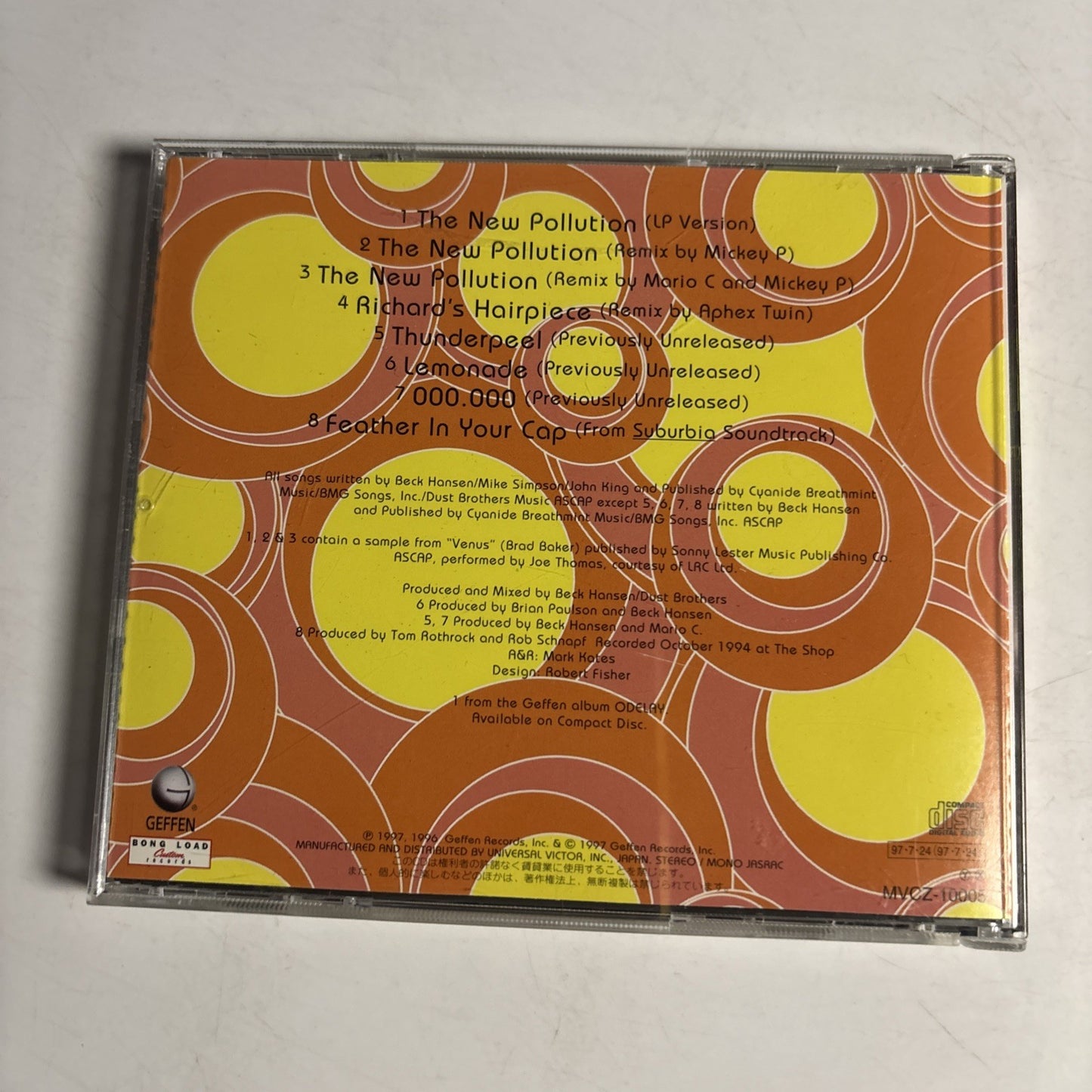 Beck – The New Pollution And Other Favorites (CD, 1997) Japan Bonus Track