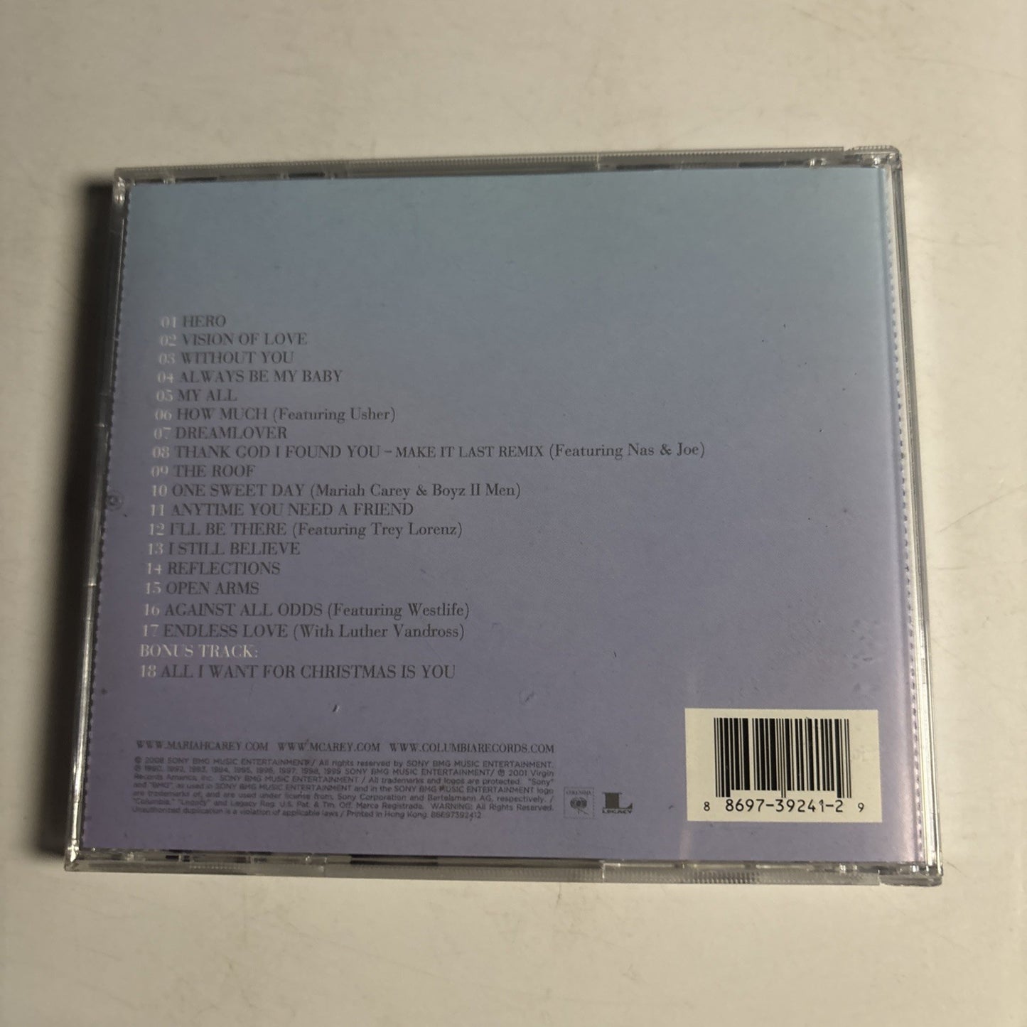Mariah Carey – The Ballads (CD, 2008) 88697392412