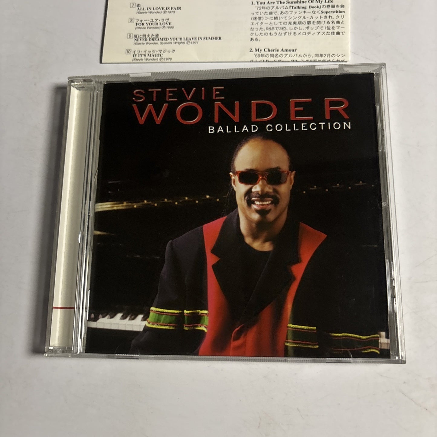Stevie Wonder – Ballad Collection (CD 1999) Japan POCT-1136
