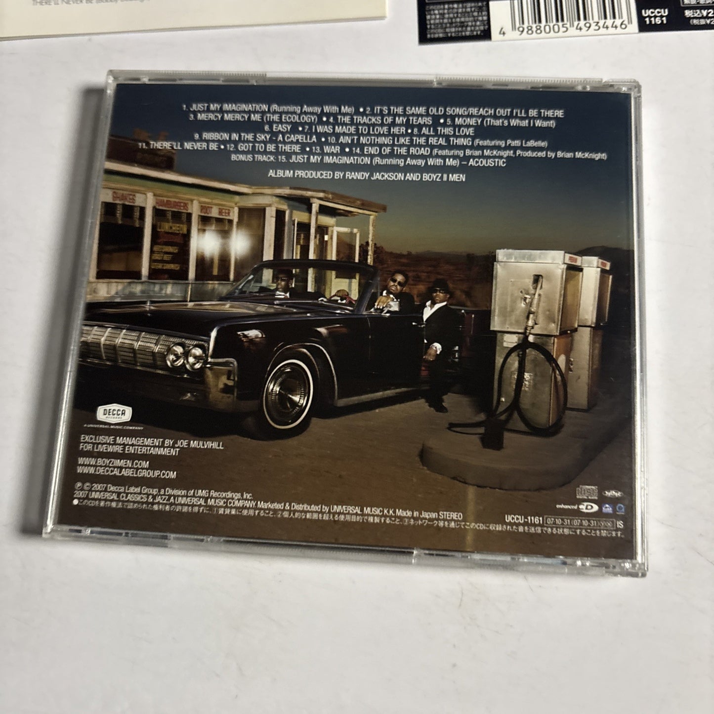 Boyz II Men – Motown - Hitsville USA (CD, 2007) Japan Bonus Track Obi UCCU-1161