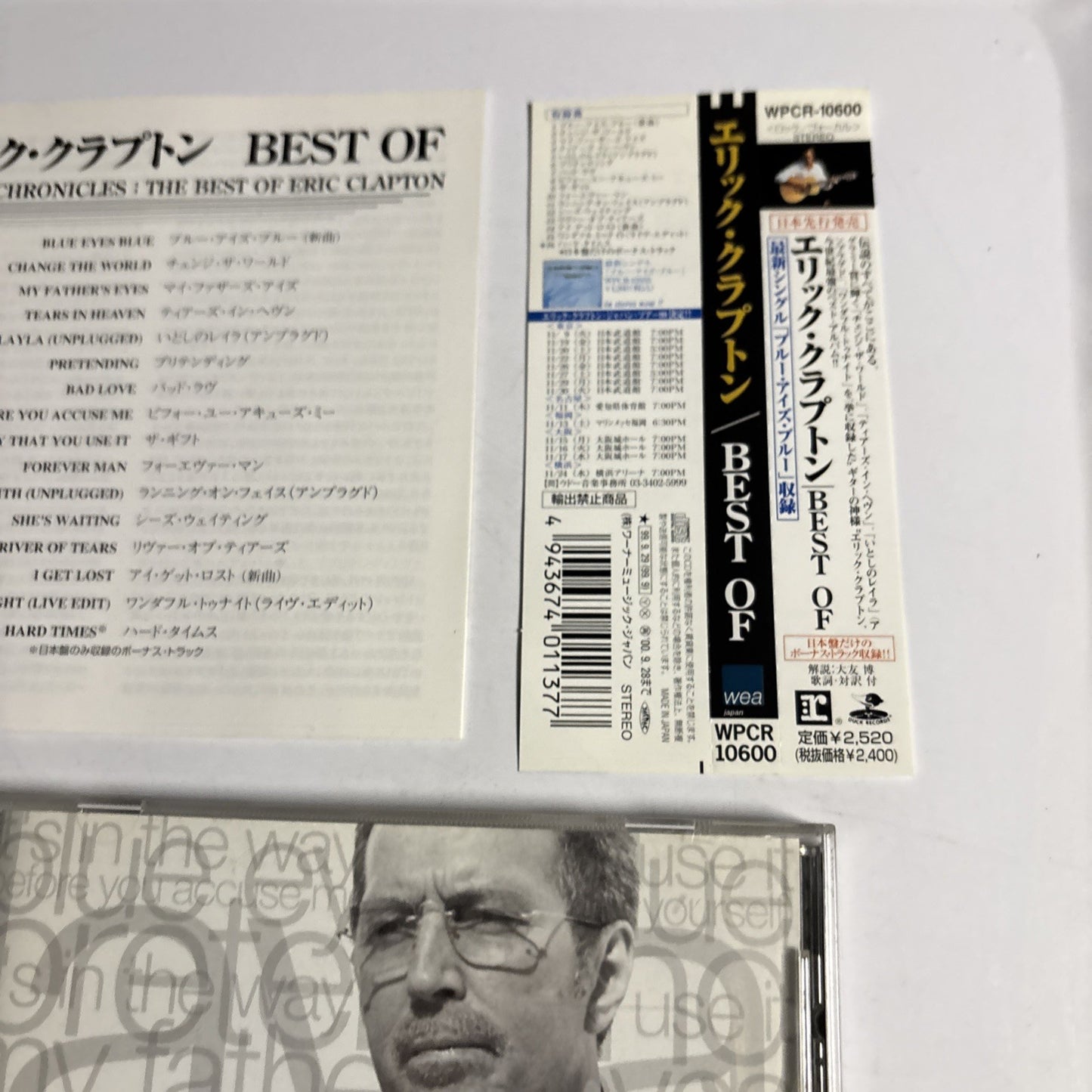 Clapton Chronicles - The Best Of Eric Clapton (CD, 1999) Japan Bonus Track Obi