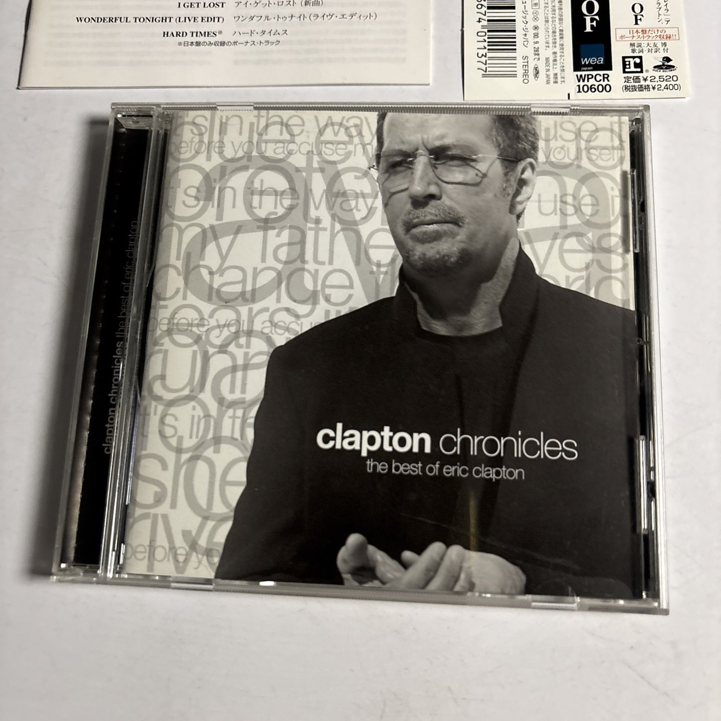 Clapton Chronicles - The Best Of Eric Clapton (CD, 1999) Japan Bonus Track Obi