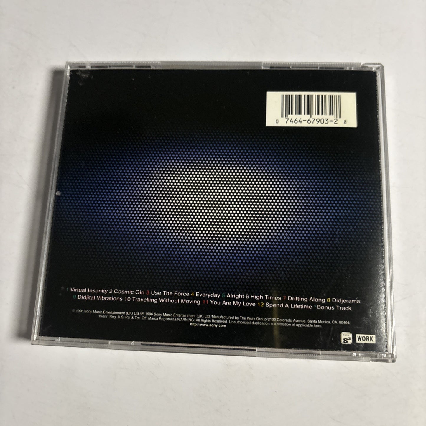 Jamiroquai Travelling Without Moving (CD, 1996) US OK 67903