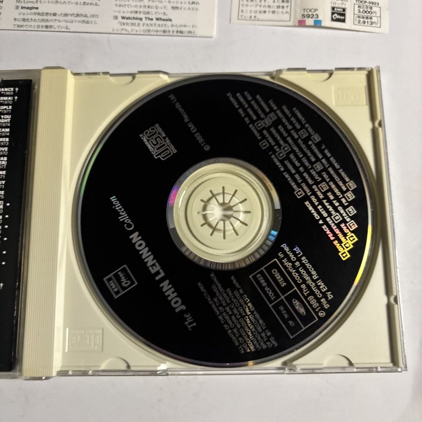 John Lennon – The John Lennon Collection (CD, 1989) Japan obi TOCP-5923