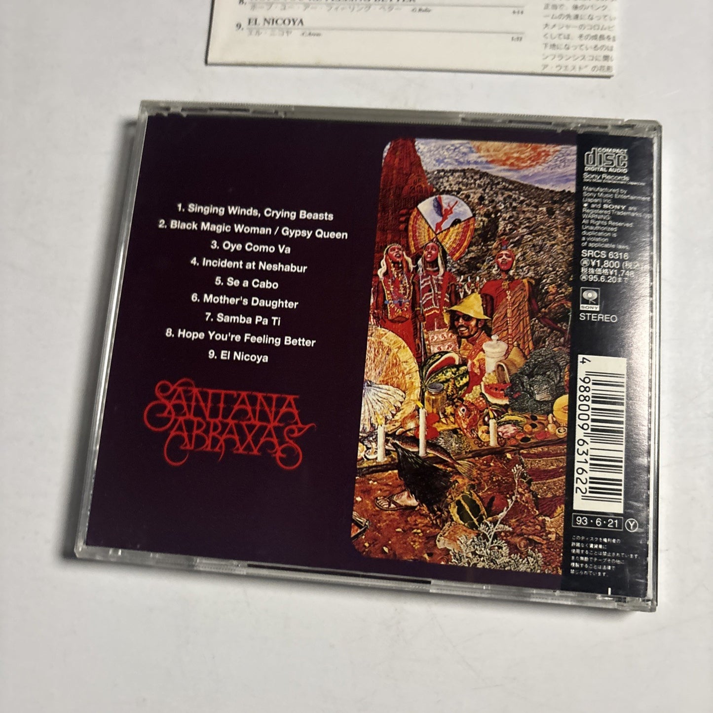 Santana – Abraxas (CD, 1993) Japan SRCS 6316