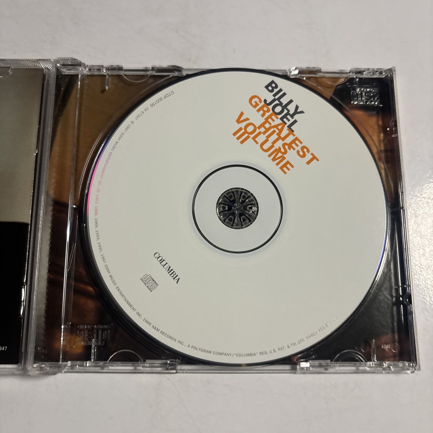 Billy Joel – Greatest Hits Volume III (CD, 1997) US CK 67347