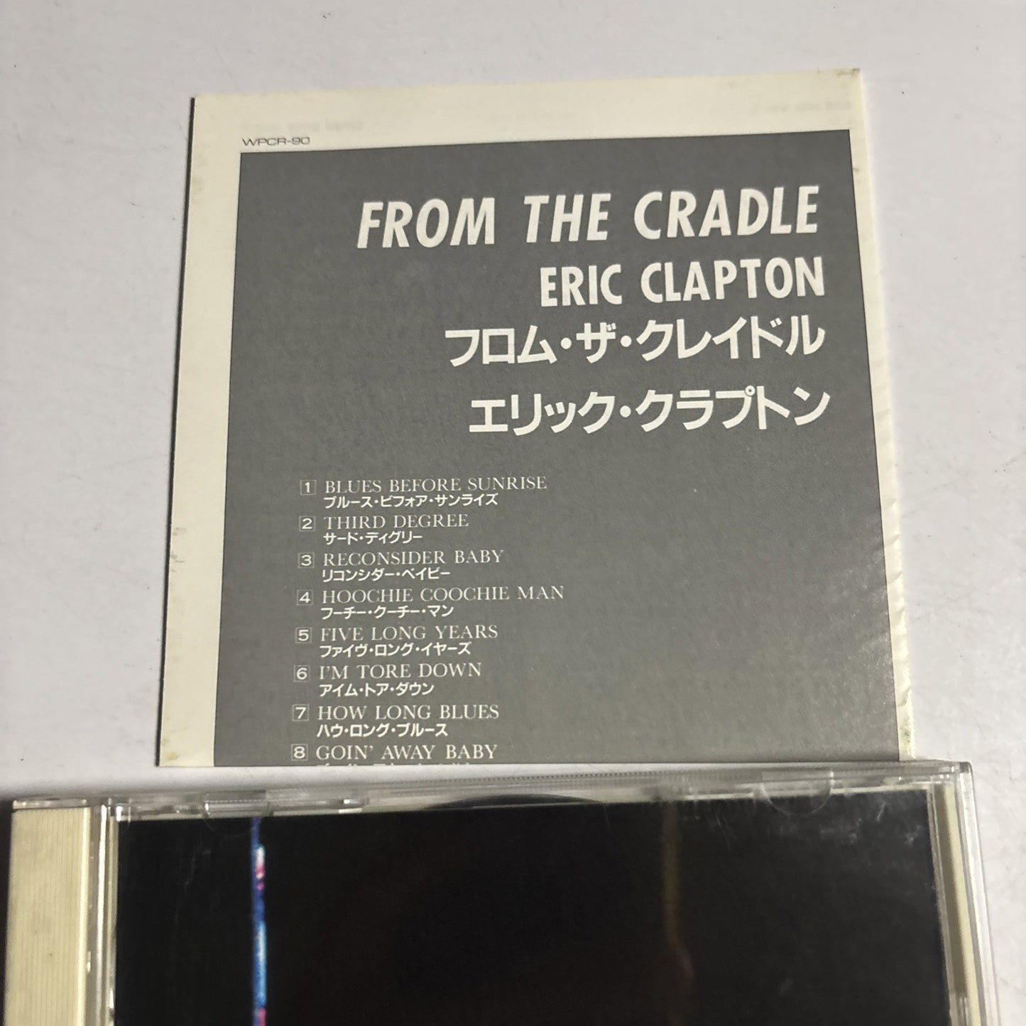 Eric Clapton – From The Cradle (CD 1994)  Japan WPCR-90