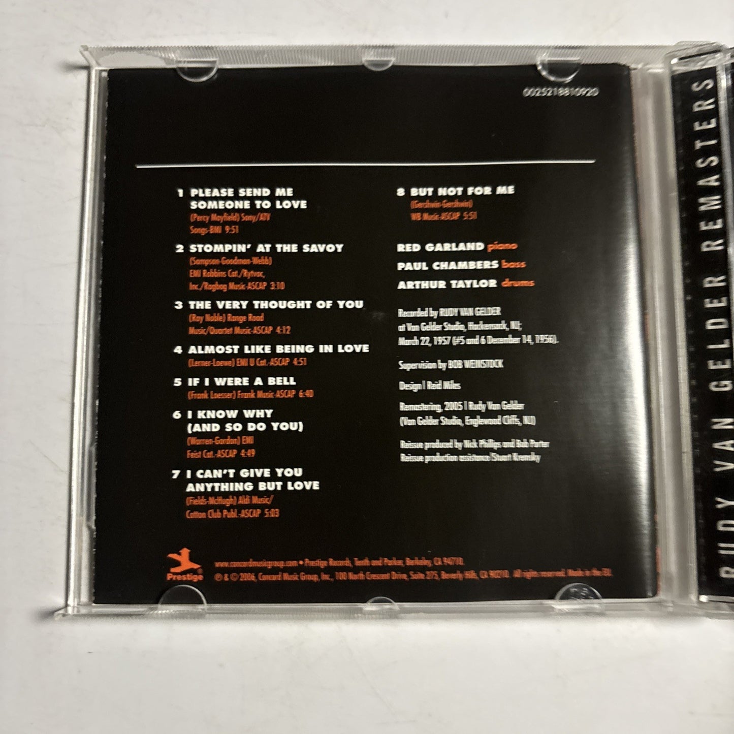 Red Garland – Red Garland's Piano (CD, 2006) Europe 0025218810920