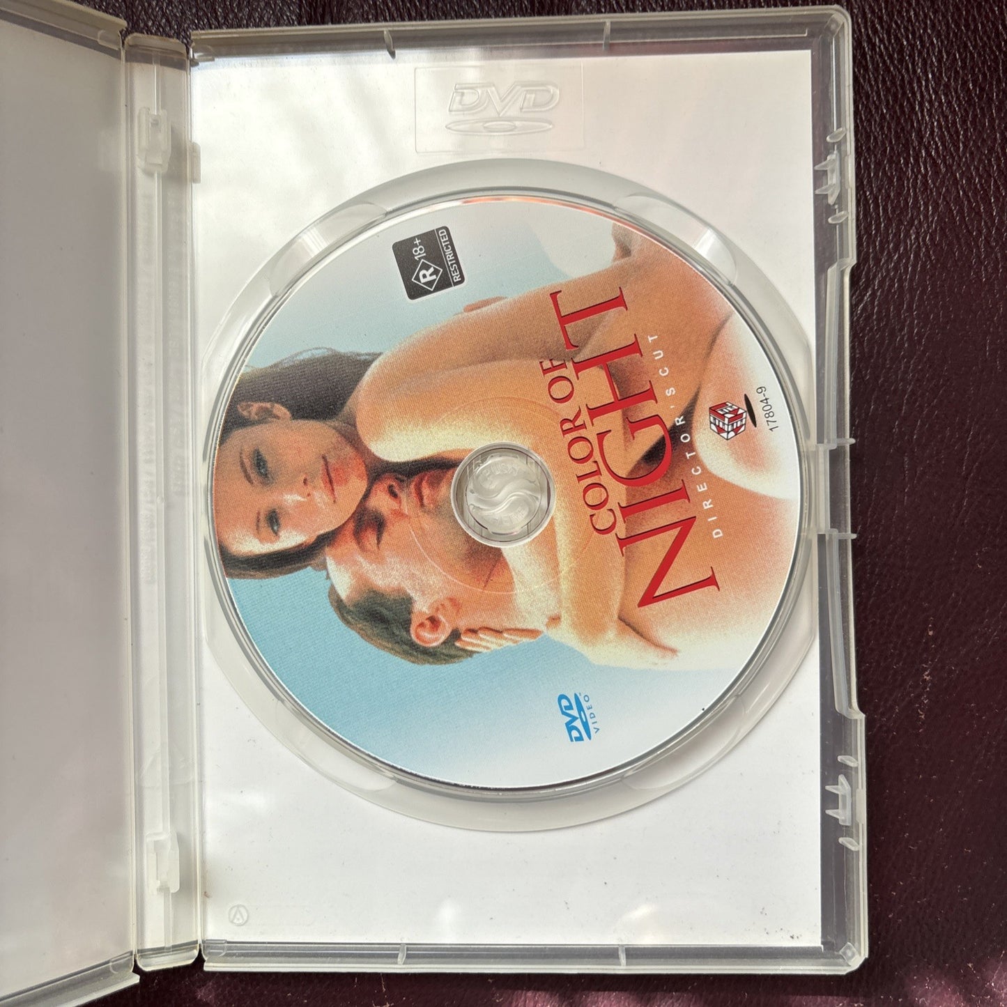 Color of Night (DVD, 1994) Region 4