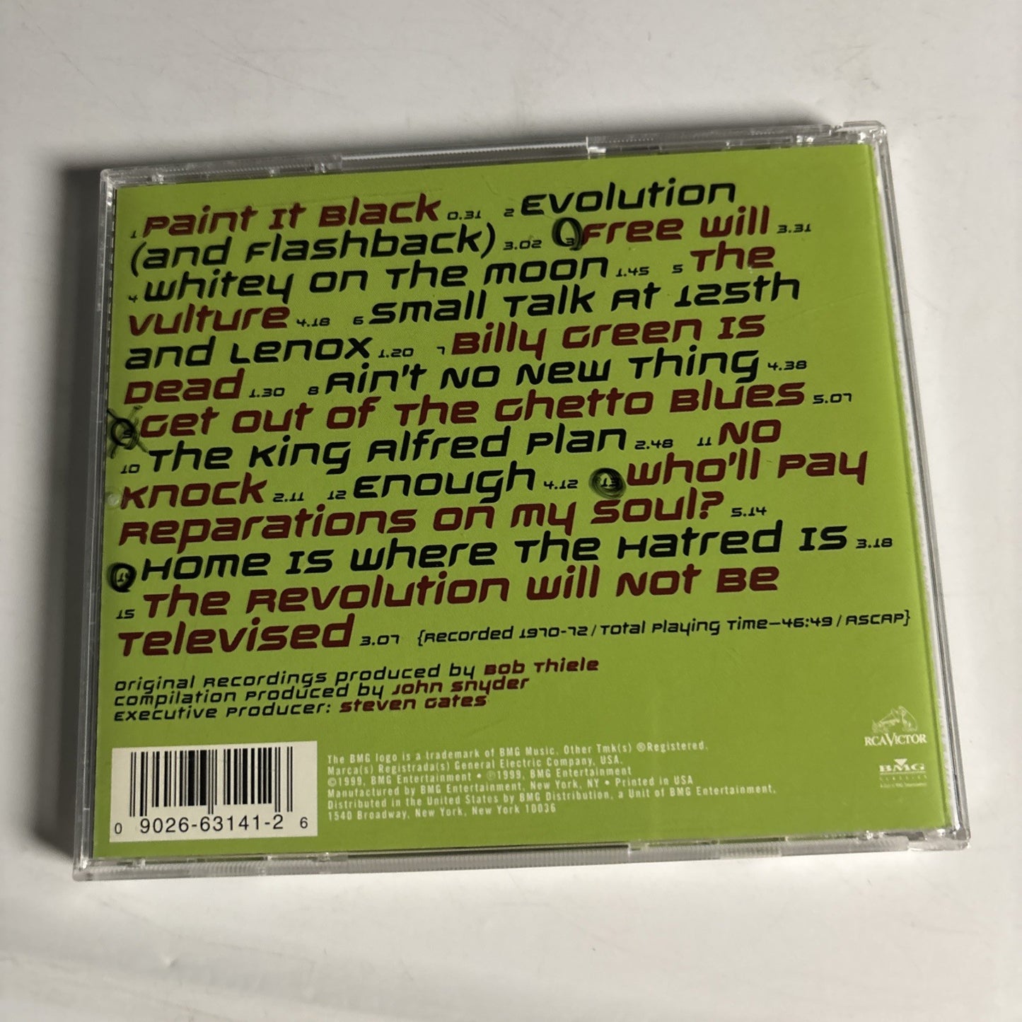 Evolution (And Flashback): The Very Best Of Gil Scott-Heron (CD, 1999)