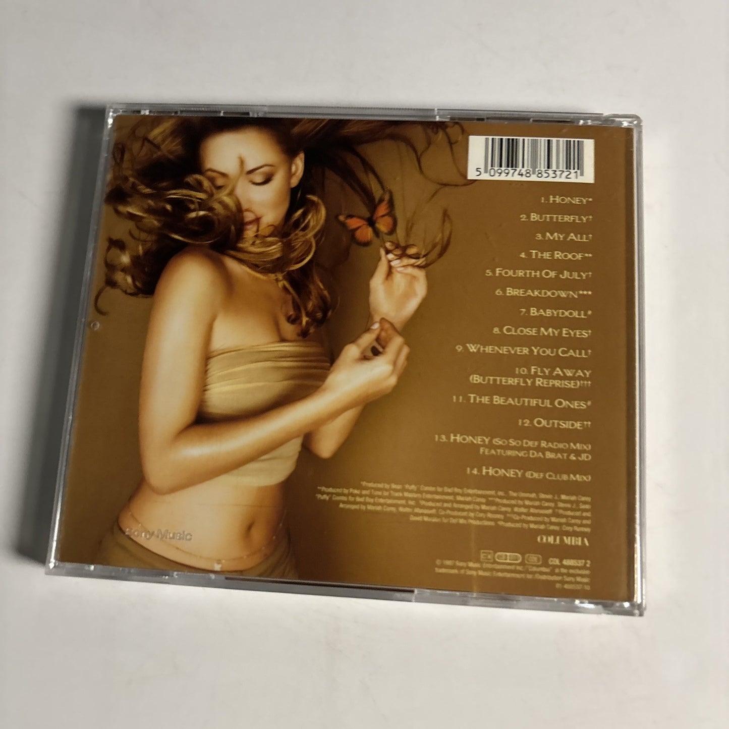 Mariah Carey – Butterfly (CD, 1997)  Europe COL 488537 2