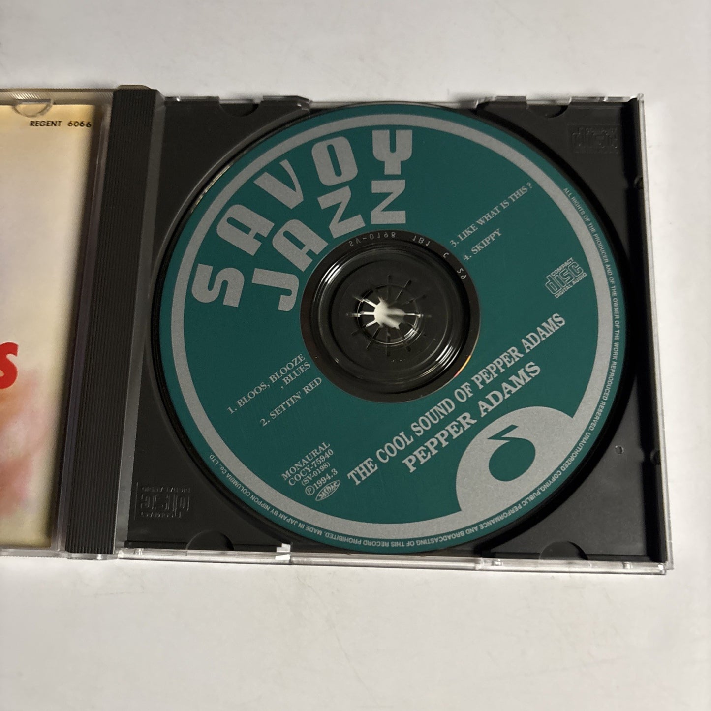 Pepper Adams – The Cool Sound Of Pepper Adams (CD, 1994) Japan COCY-75940