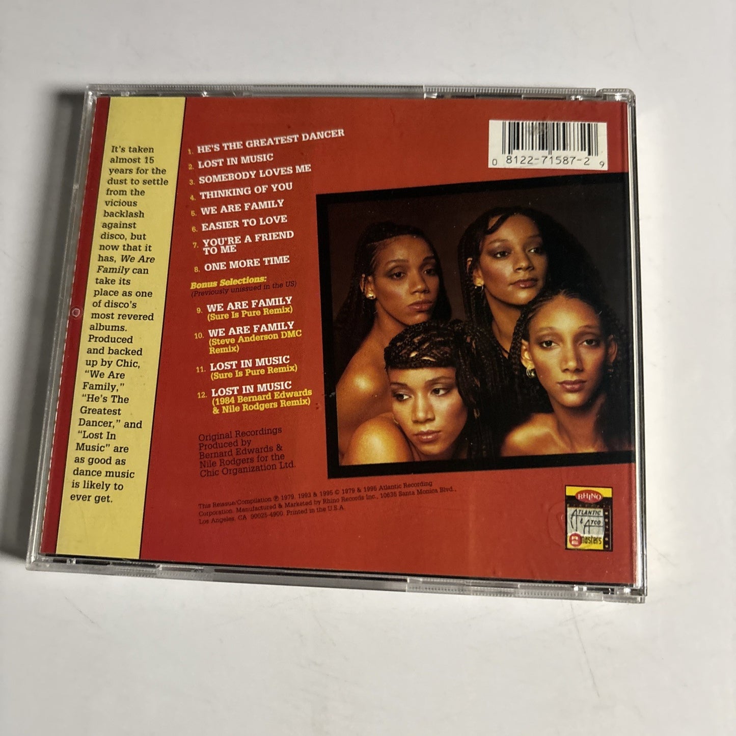 Sister Sledge – We Are Family (CD, 1995) US R2 71587