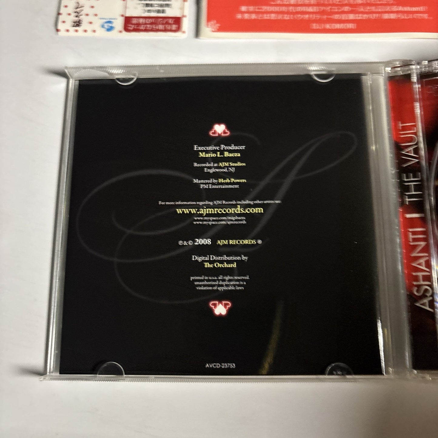 Ashanti – The Vault (CD, 2009) Japan obi AVCD-23753