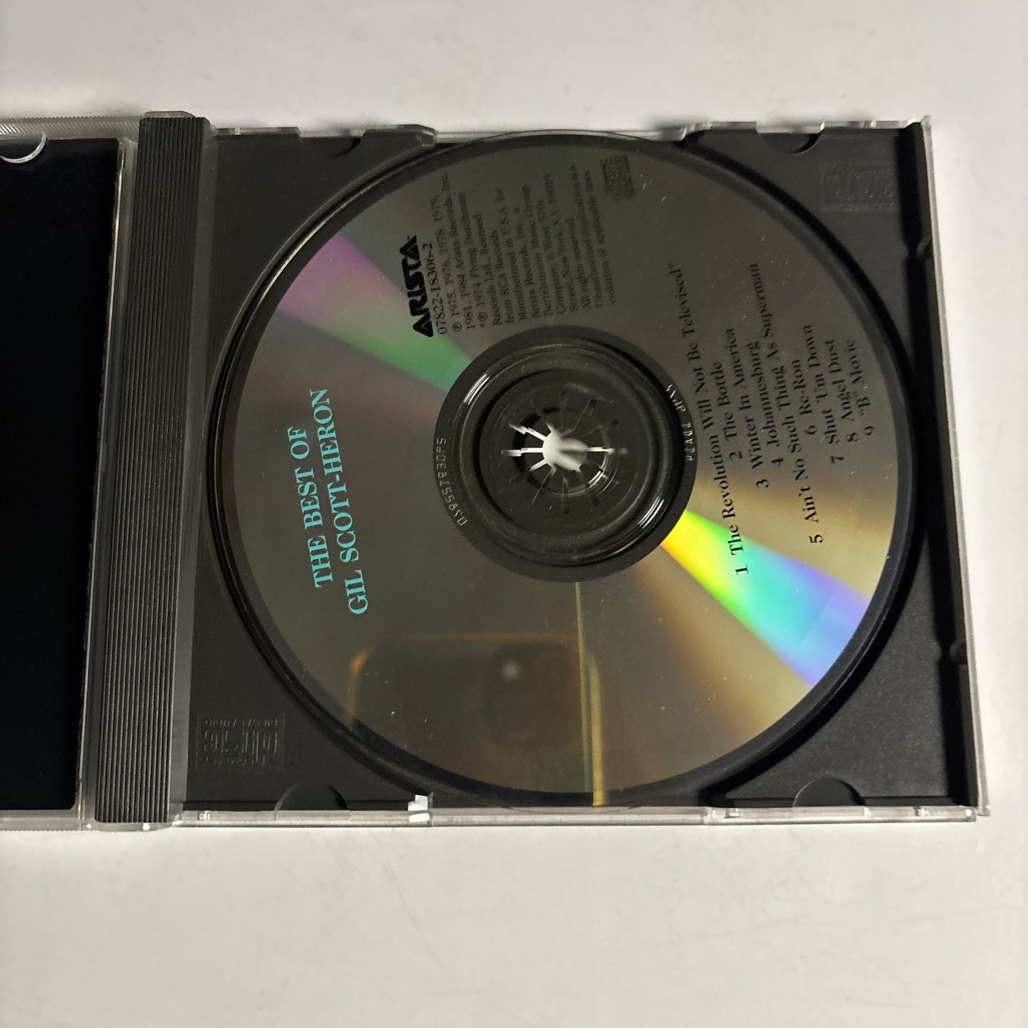 Gil Scott-Heron – The Best Of Gil Scott-Heron (CD, 1991) US 07822-18306-2