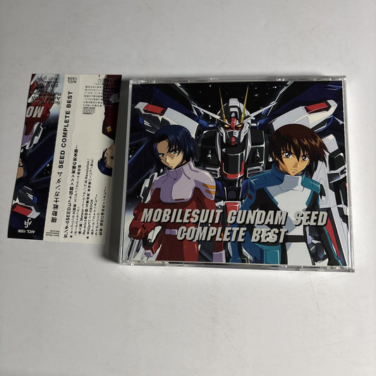 Various – Mobilesuit Gundam Seed Complete Best (CD, 2004) Japan obi AICL 1506