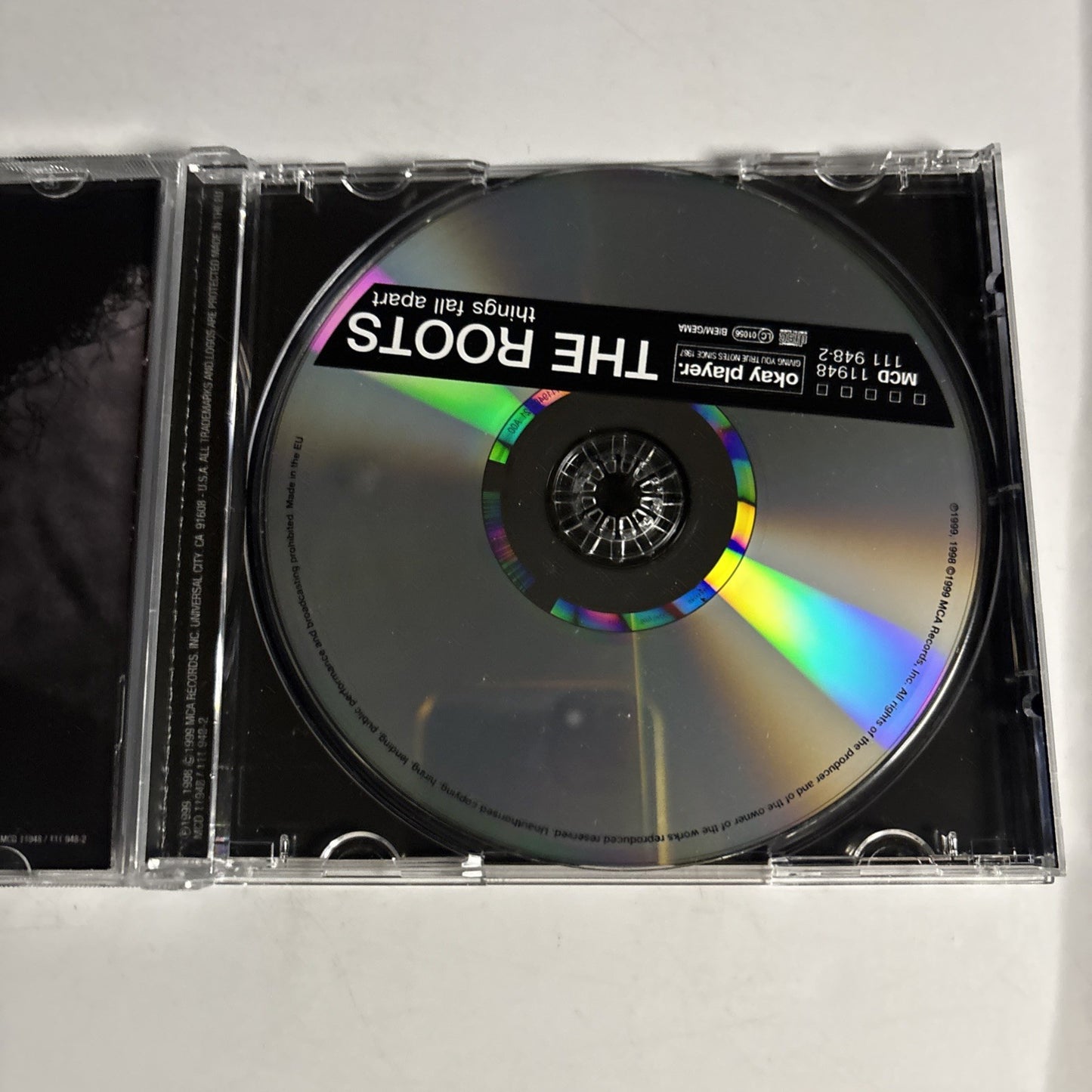 The Roots – Things Fall Apart (CD, 1999) Europe MCD 11948