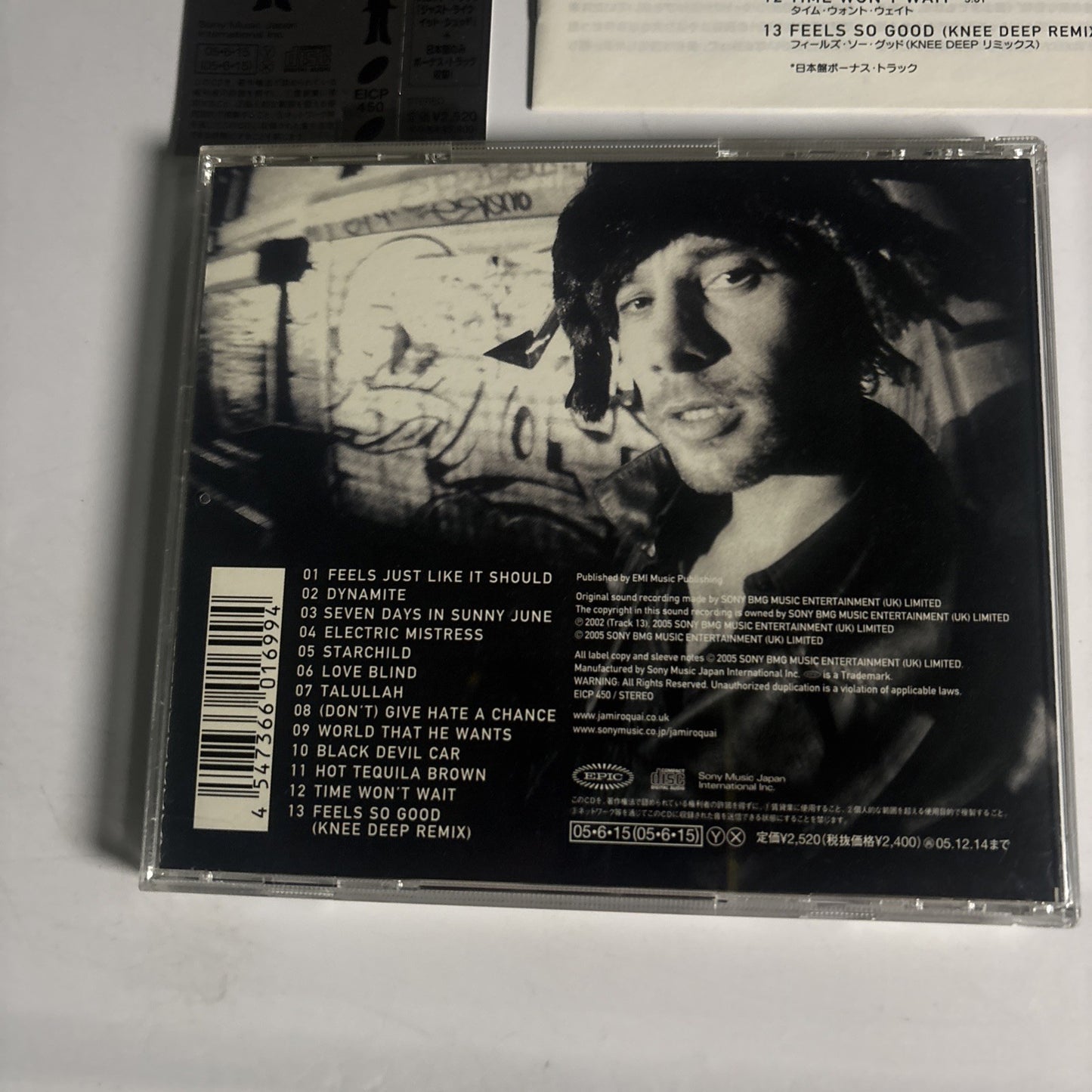 Jamiroquai – Dynamite (CD, 2005) Japan Bonus Track, Obi EICP 450