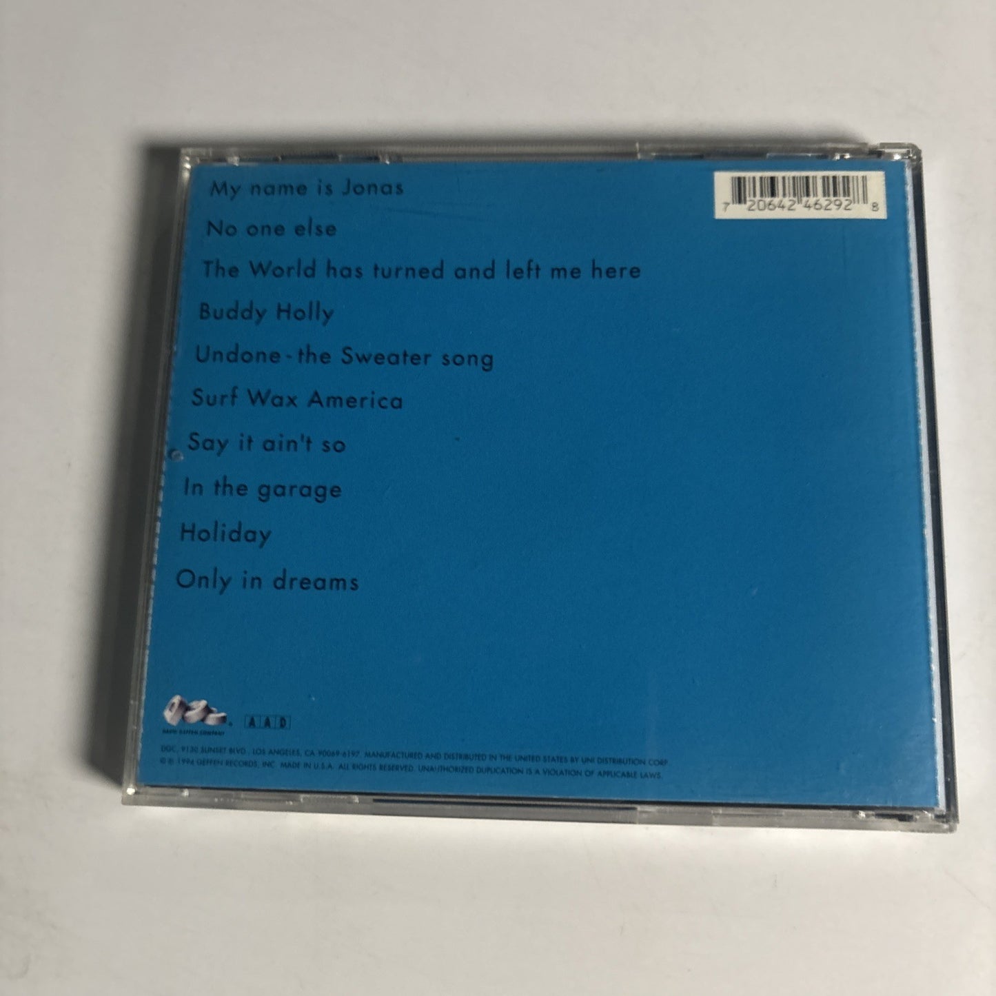 Weezer – Weezer (CD, 1994)  US DGCD-24629