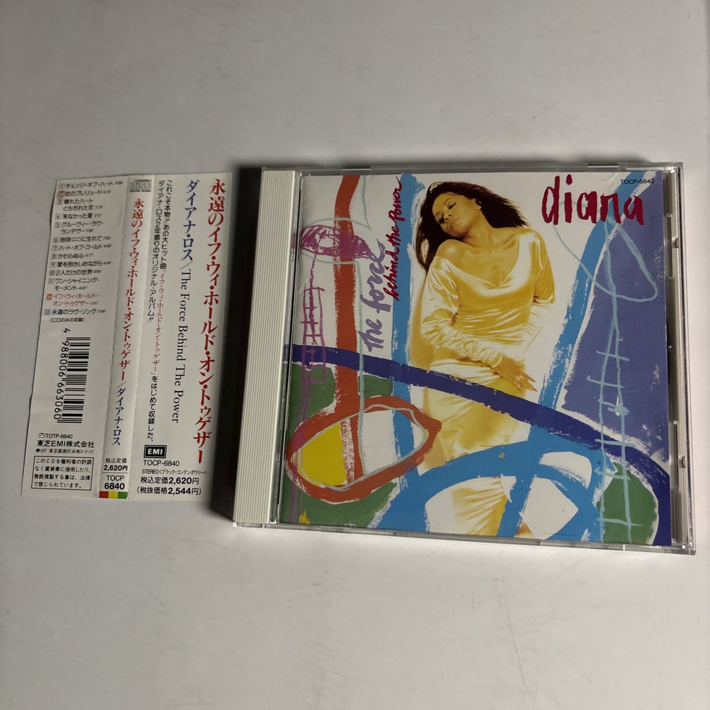 Diana Ross – The Force Behind The Power (CD, 1991) Japan Obi TOCP-6840