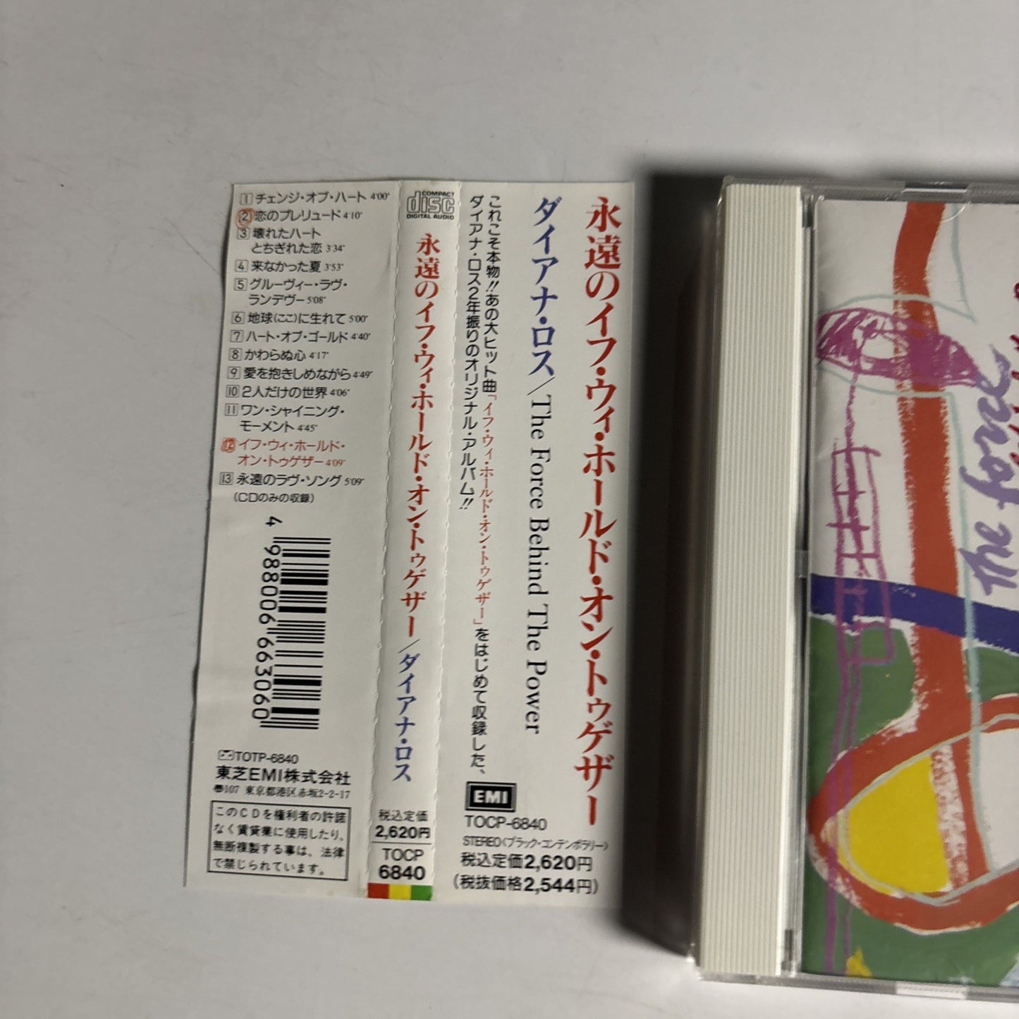 Diana Ross – The Force Behind The Power (CD, 1991) Japan Obi TOCP-6840