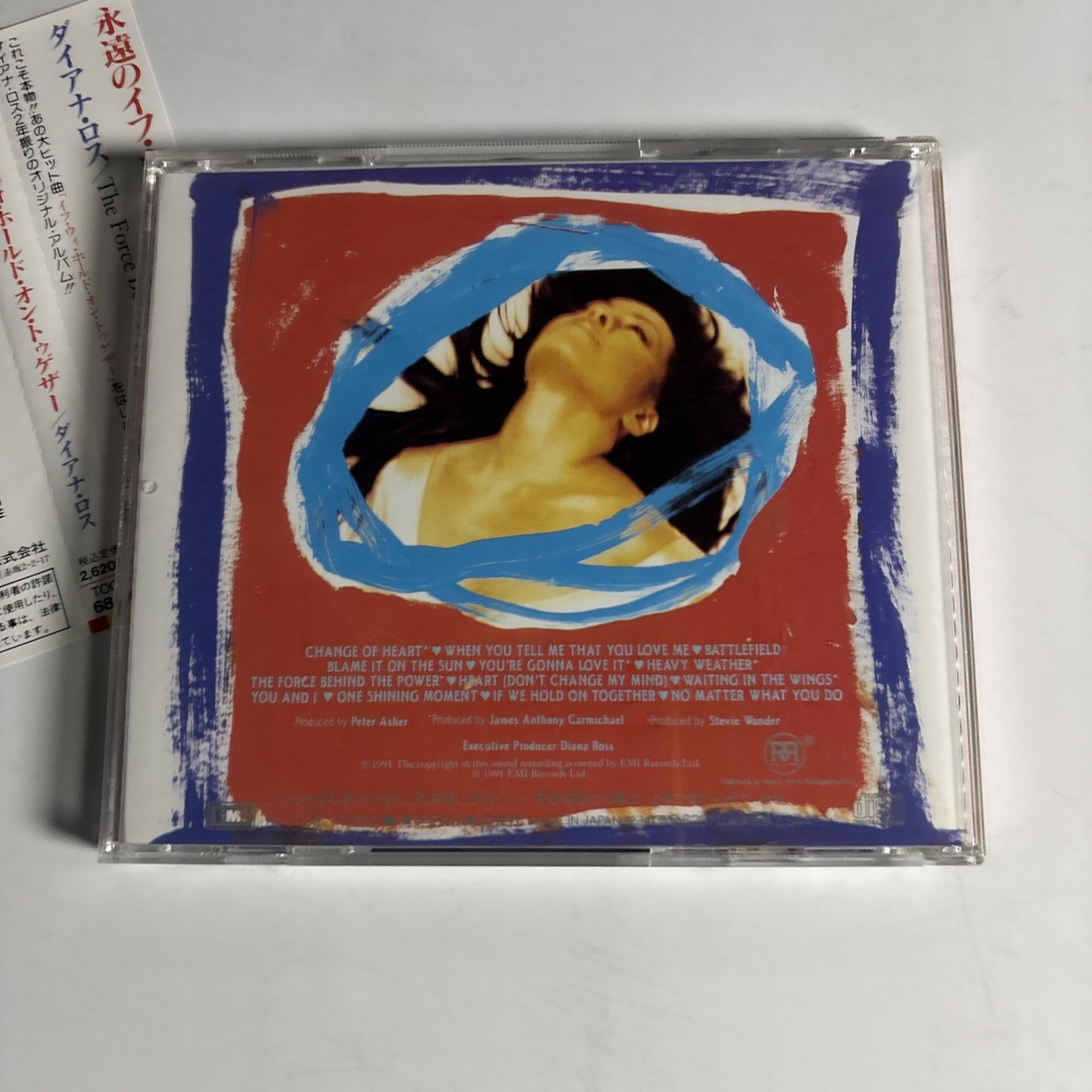 Diana Ross – The Force Behind The Power (CD, 1991) Japan Obi TOCP-6840