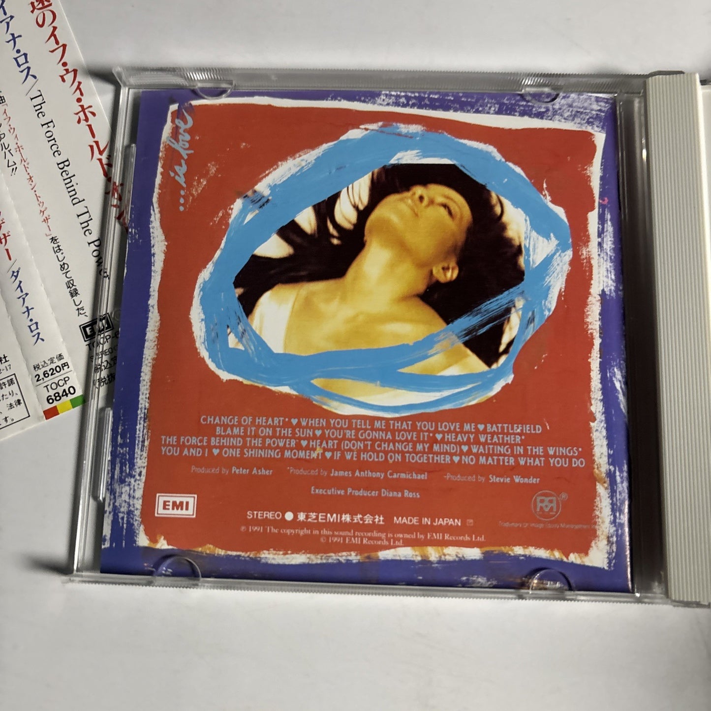 Diana Ross – The Force Behind The Power (CD, 1991) Japan Obi TOCP-6840