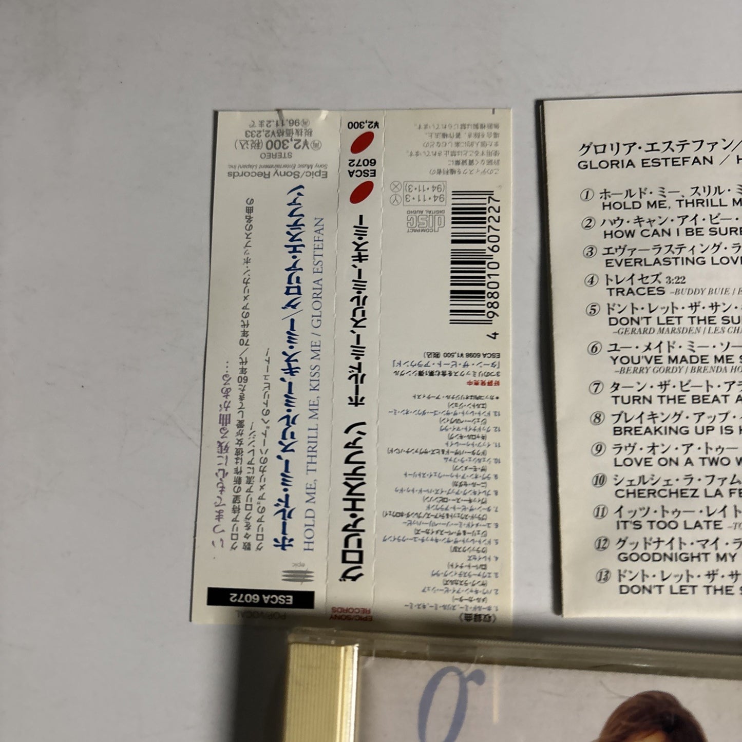 Gloria Estefan – Hold Me, Thrill Me, Kiss Me (CD, 1994) Japan Bonus Track, Obi