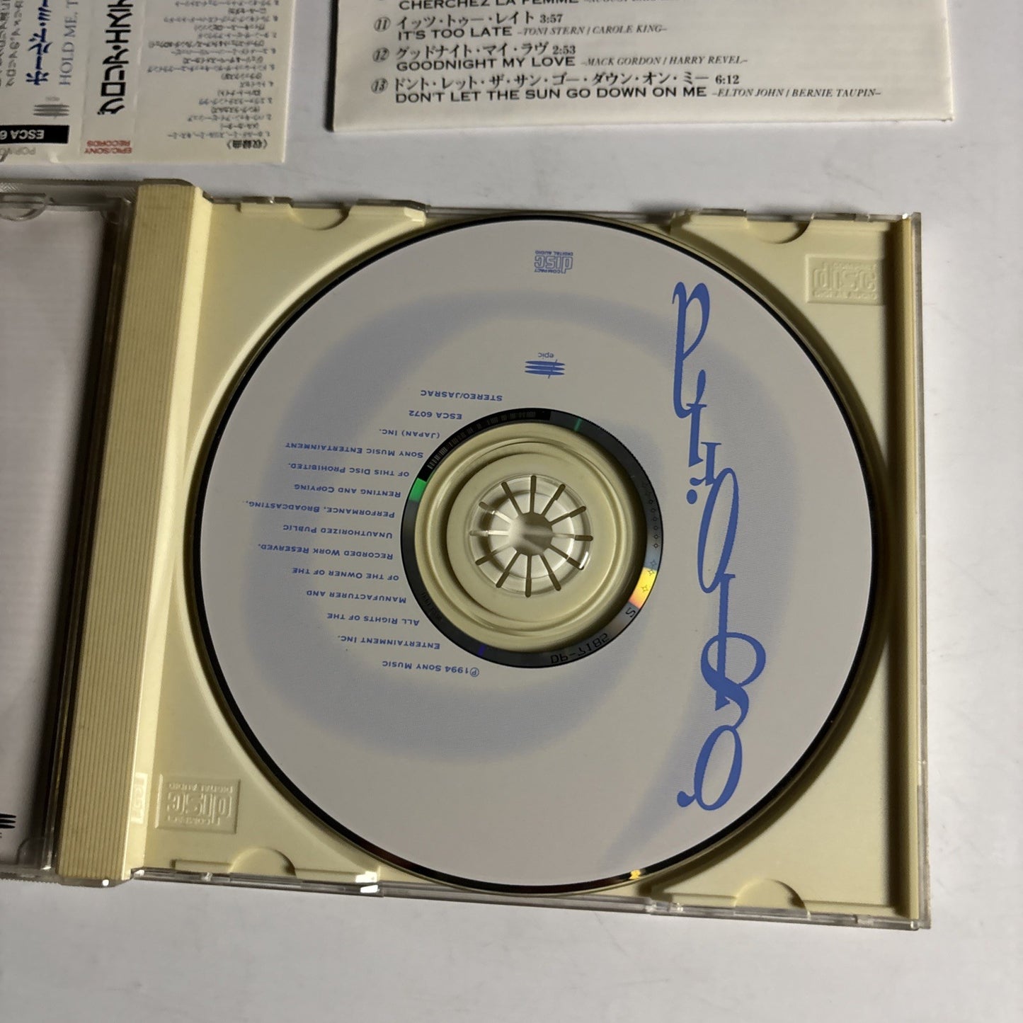 Gloria Estefan – Hold Me, Thrill Me, Kiss Me (CD, 1994) Japan Bonus Track, Obi