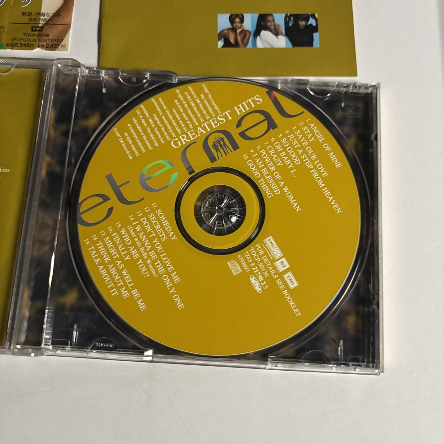 Eternal – Greatest Hits (CD, 1997) Japan Bonus Track, Obi TOCP-50136