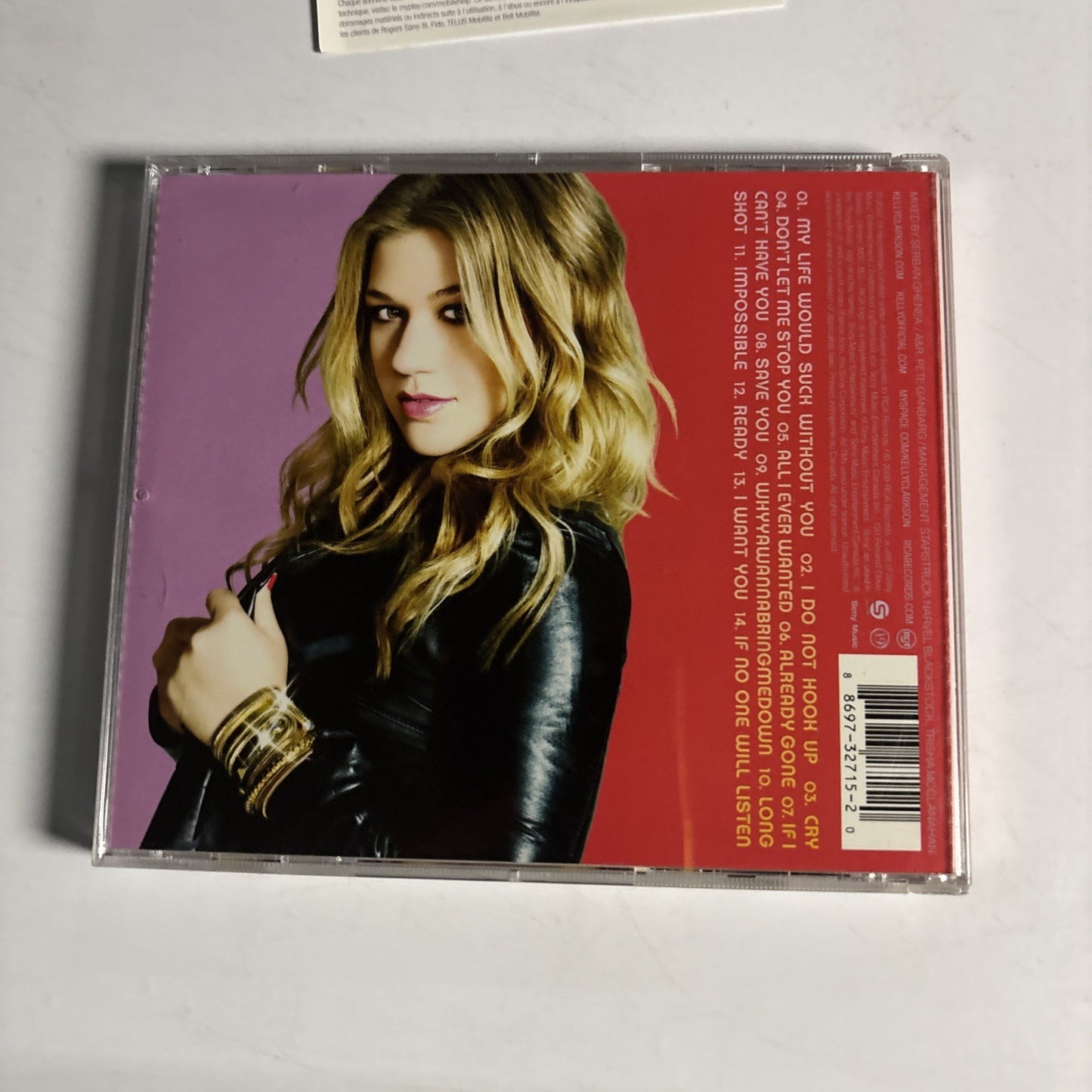 Kelly Clarkson – All I Ever Wanted (CD, 2009) Canada 88697-32715-2