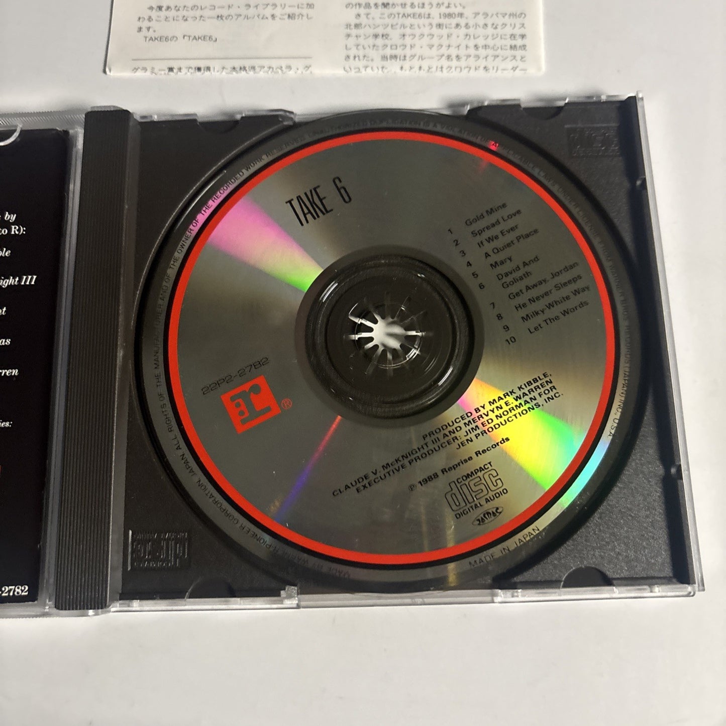 Take 6 – Take 6 (CD, 1989) Japan  22P2-2782