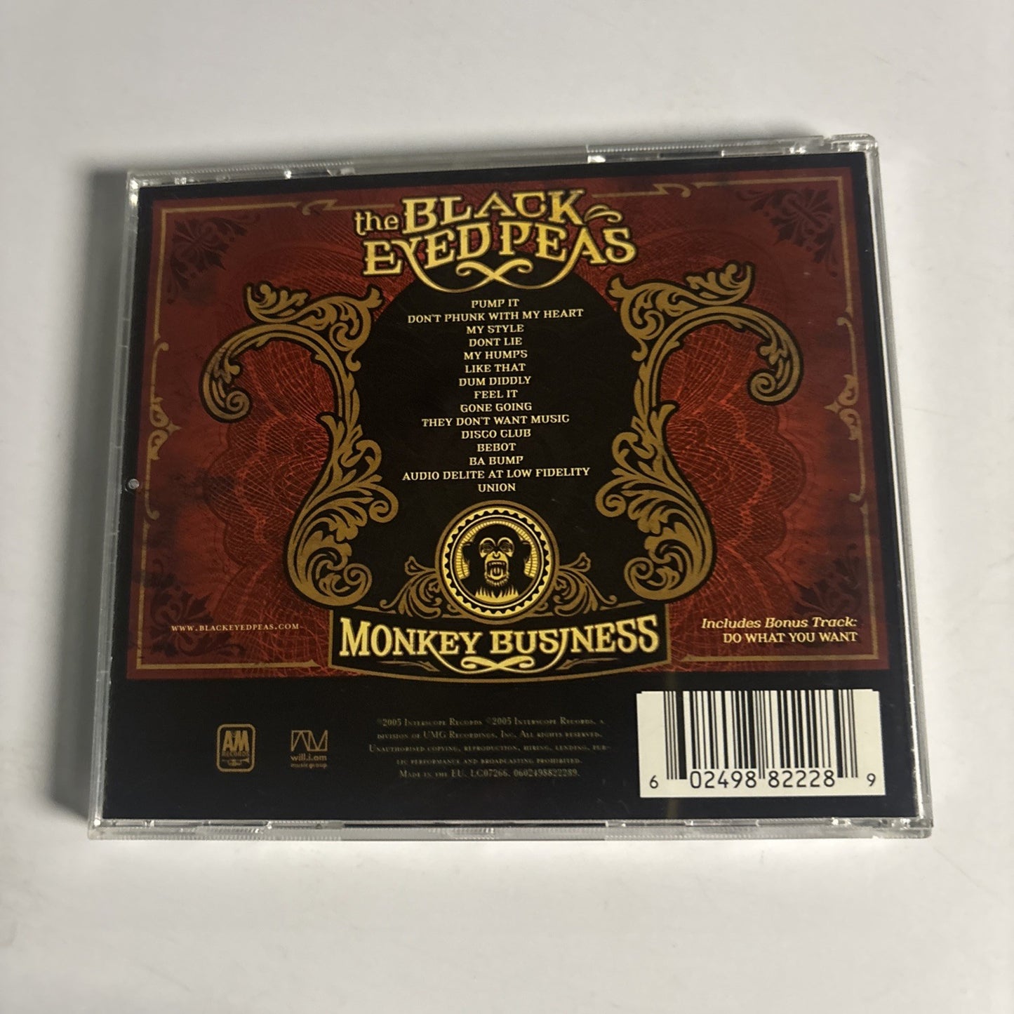 Black Eyed Peas – Monkey Business (CD, 2005) Europe 0602498822289
