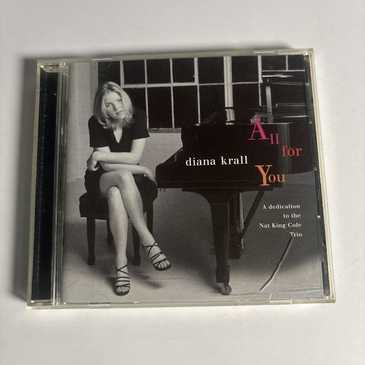 Diana Krall – All For You (A Dedication To The Nat King Cole Trio) (CD, 1996) US