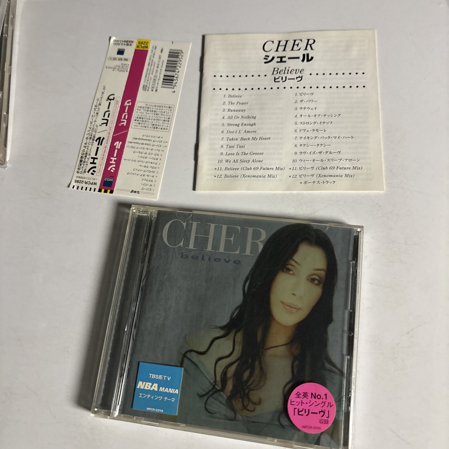 Cher – Believe (CD, 1999) Japan Bonus Track obi WPCR-2295