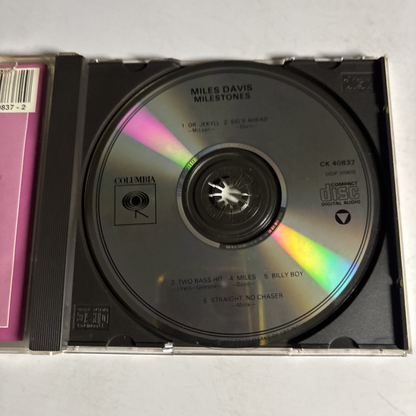 Miles Davis – Milestones (CD, 1988) US CK 40837