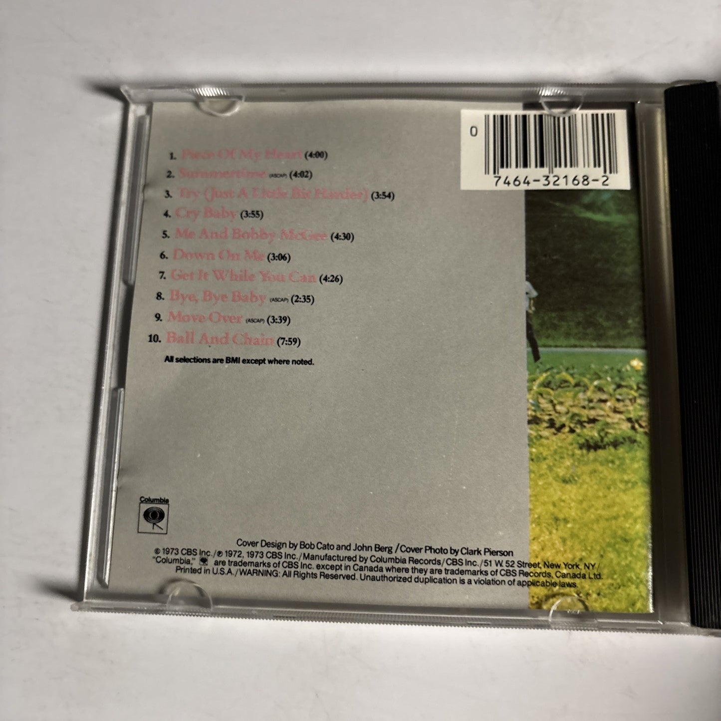 Janis Joplin – Janis Joplin's Greatest Hits (CD, 1973) US CK 32168