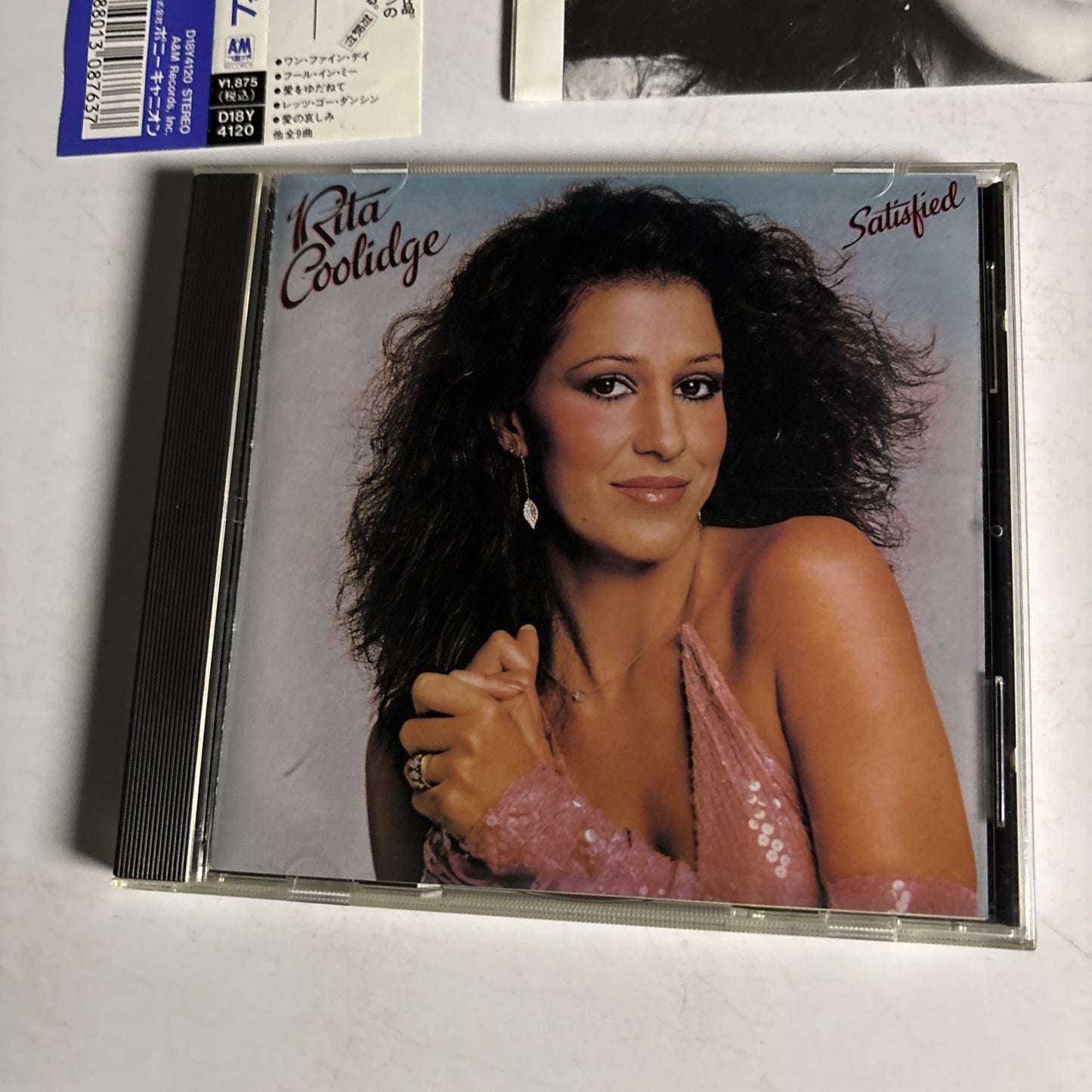 Rita Coolidge – Satisfied (CD, 1989) Japan obi D18Y4120