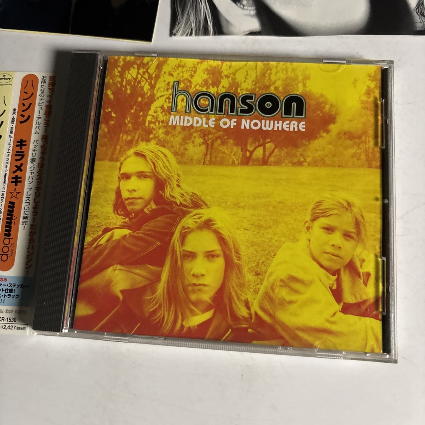 Hanson – Middle Of Nowhere (CD, 1997) Japan Bonus Track, Obi Sticker PHCR-1530